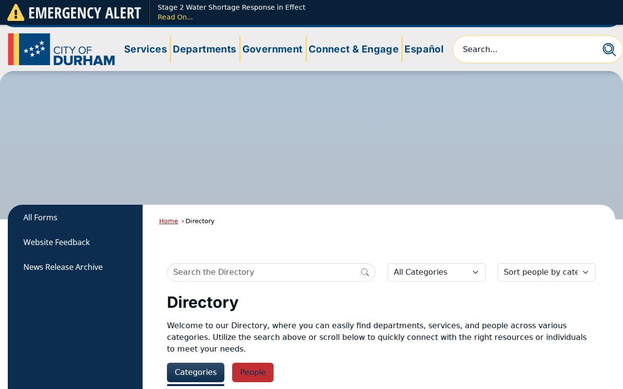 Durham public staff directory